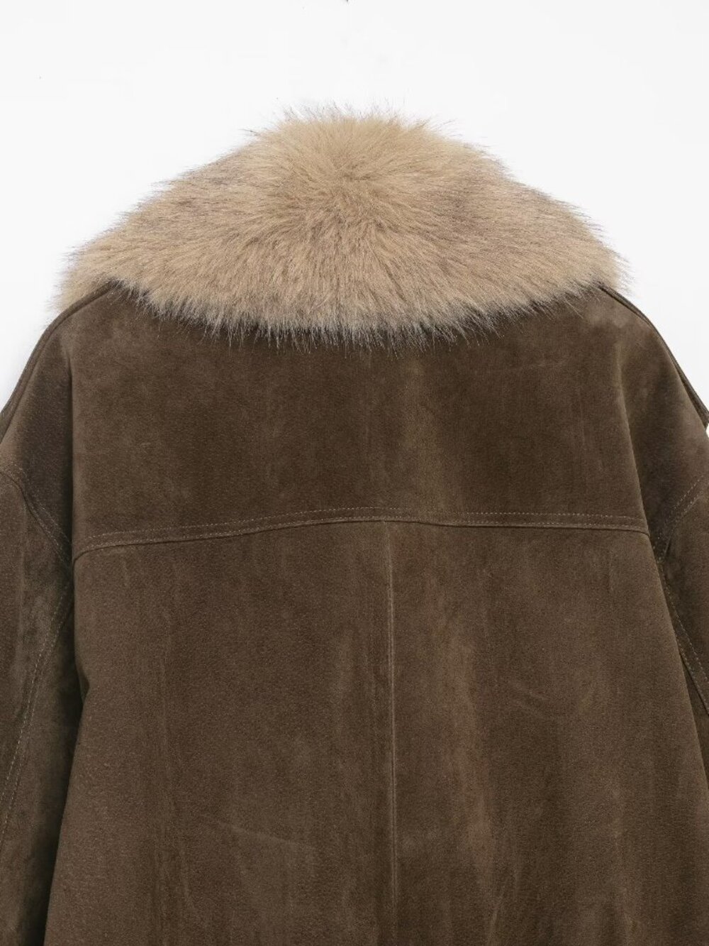 Grayish Brown Casual Women's Jacket - Picture 4 of 11